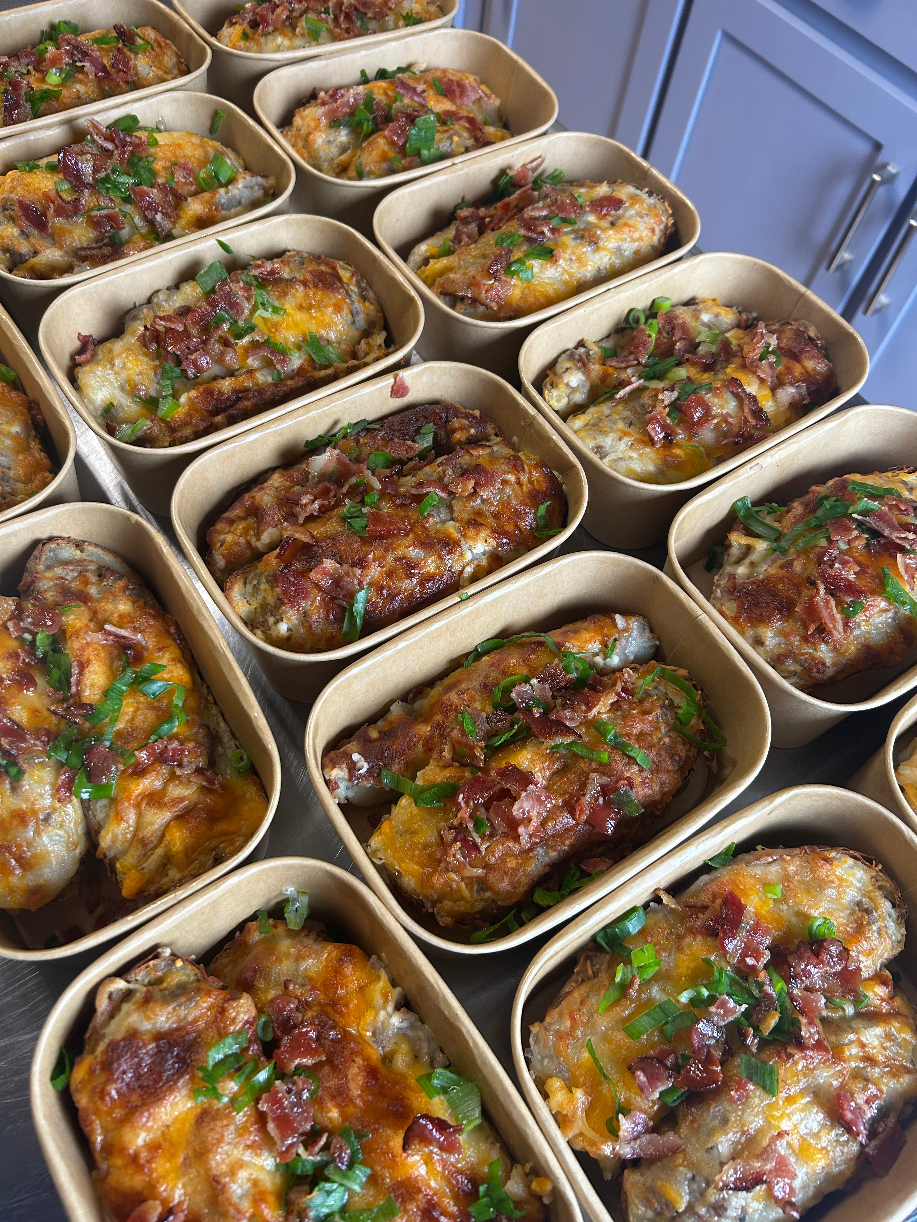 Beef & Cheddar Twice-Baked Potato