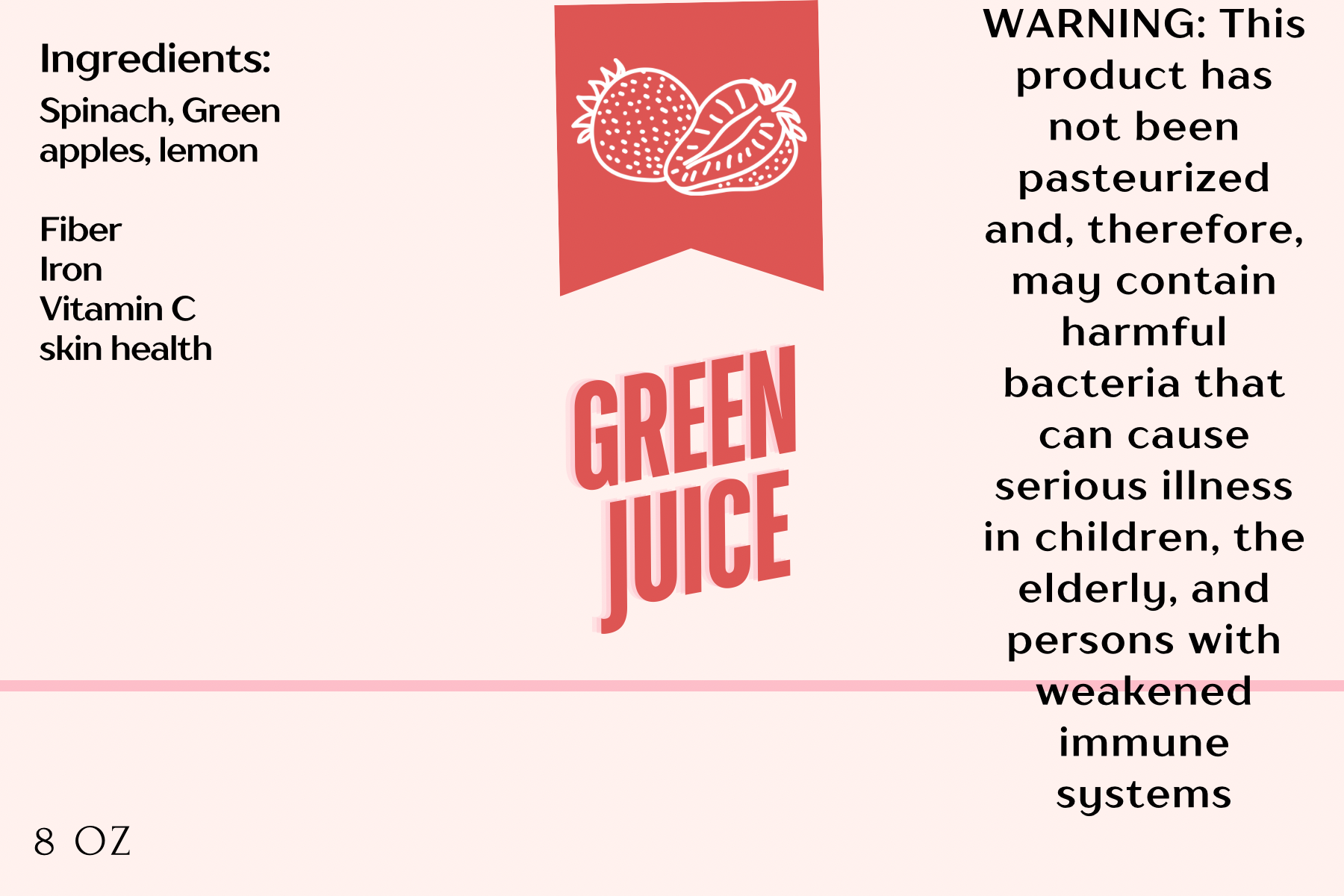Green juice (Qty, 6)